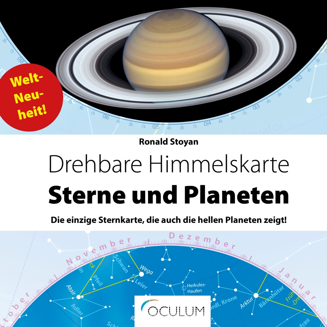 Drehbare Himmelskarte Sterne und Planeten